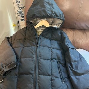 Eddie Bauer women’s black quilted down jacket size S